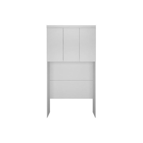 Módulo Armário Ponte Aéreo Solteiro Rizon c/ 3 Portas Branco - Novo Horizonte