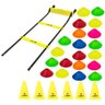 Kit Treinamento Funcional Escada Agilidade + 06 Cones + 20 Mini Cones - 2