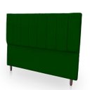 Ver imagem 4 de Cabeceira Estofada Moderna e Elegante para Cama de Casal 140 Eros Suede