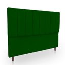 Ver imagem 5 de Cabeceira Estofada Moderna e Elegante para Cama de Casal 140 Eros Suede