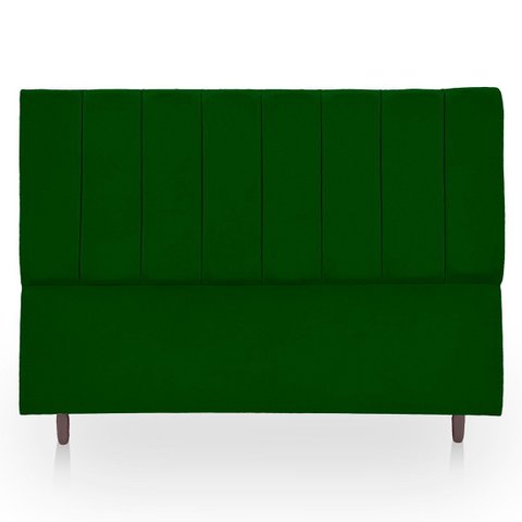 Cabeceira Estofada Moderna e Elegante para Cama de Casal 140 Eros Suede