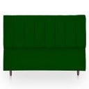 Ver imagem 1 de Cabeceira Estofada Moderna e Elegante para Cama de Casal 140 Eros Suede