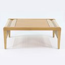 Ver imagem 3 de Mesa de Centro Cíntia Nacional Móveis 90 Cm (largura) Corda Náutica Areia Tampo Mdf Amêndoa