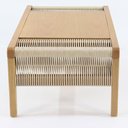 Ver imagem 4 de Mesa de Centro Cíntia Nacional Móveis 90 Cm (largura) Corda Náutica Areia Tampo Mdf Amêndoa
