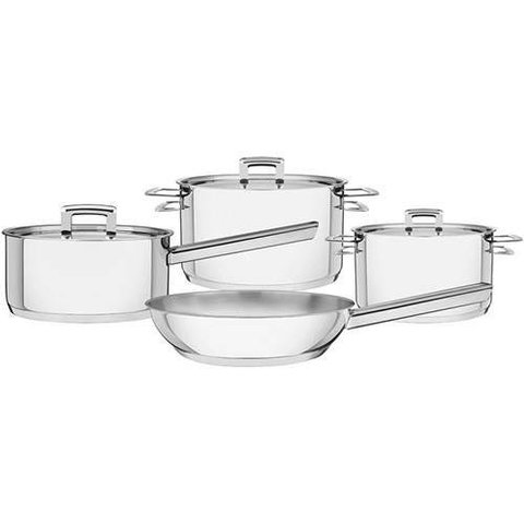 Jogo de Panelas Aço Inox 4 Peças Brava Tramontina