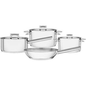 Jogo de Panelas Aço Inox 4 Peças Brava Tramontina