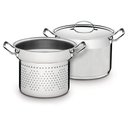 Ver imagem 1 de Jogo cozi-pasta aço inox com fundo triplo 2 pç. Ø 20cm PROFESSIONAL - TRAMONTINA