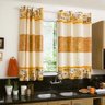 Cortina para Cozinha Estampada L280xA140 (Para Varão até 3m) com Acabamento em Ilhós Olívia - Lepper - 1