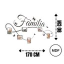 Ver imagem 4 de Porta Retrato de Parede em Mdf - Cor Preta