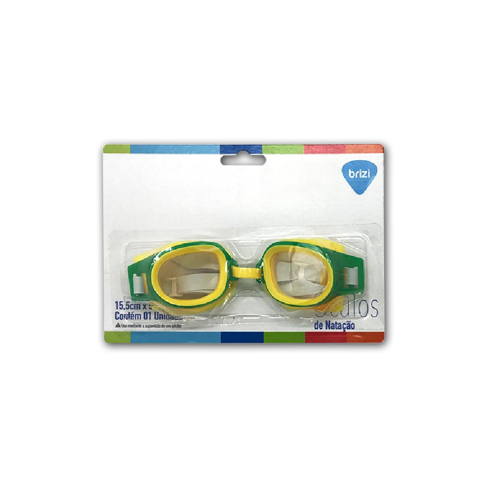 Óculos Natação Piscina Infantil Com Ajuste Verde - 2
