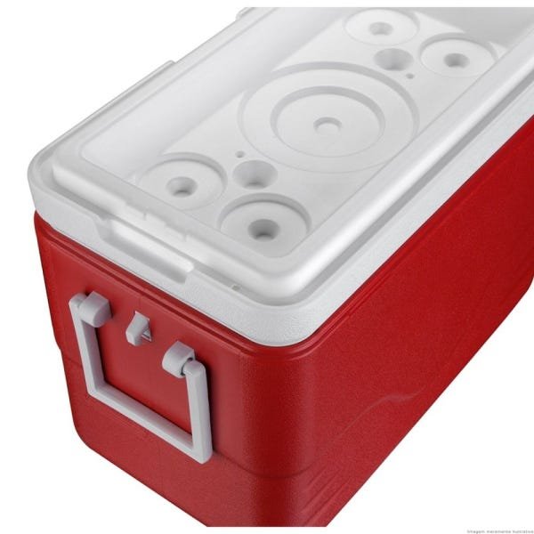 Caixa Termica Cooler 26,5 Litros Vermelho Coleman - 3