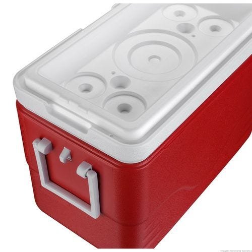 Caixa Termica Cooler 26,5 Litros Vermelho Coleman - 2