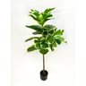 Planta Artificial Permanente Fícus Elástica Grande Decoração Sala 135cm - 8