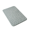 Ver imagem 1 de Tapete Banheiro Antiderrapante Pedras - Cinza