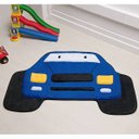 Ver imagem 1 de Tapete Infantil para Quarto de Menino Formato Jipe Azul