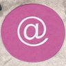 Tapete para Quarto Infantil Formato Redondo Arroba Pink 65cm - 2