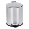 Lixeira Em Aço Inox Com Pedal 5l Banheiro Cozinha Mimo Style - 4