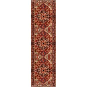 Tapete Passadeira Red Mandal para Corredor