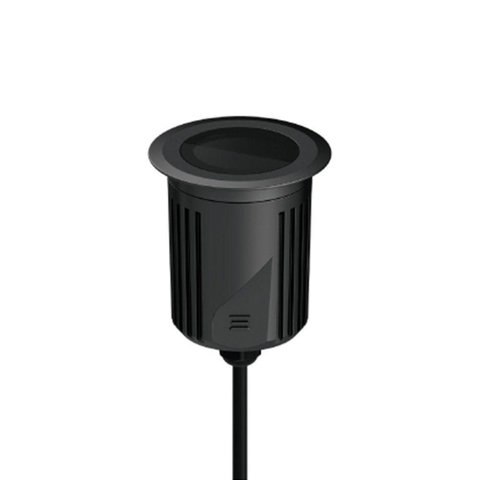 Embutido de Solo Led Stella S.ground 11,5w com Caixa de Instalação Bivolt Preto 3000k Luz Amarela