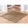 Tapete para Sala Ondulado 1,33M x 1,33M Onça com Pelúcia - 1
