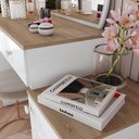 Ver imagem 5 de Penteadeira Agnes Ambiente Branco Jequitibá Hp – Henn