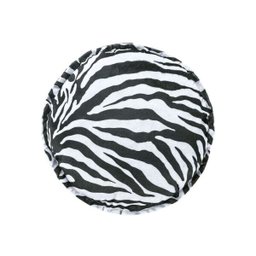 Almofada Redonda Decorativa Estampa Safari Zebra 44cm - 1 Almofada Redonda Decorativa Estampa Safari Zebra 44cm - 1