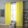Cortina de Oxford Amarelo Para Sala E Quarto 3,00 X 2,50 - 1