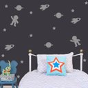 Ver imagem 1 de Kit de Adesivos Espaço Sideral - Prata