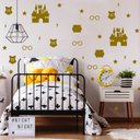 Ver imagem 1 de Kit de Adesivos Harry Potter - Dourado