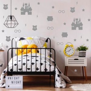 Kit de Adesivos Harry Potter - Prata