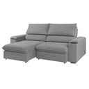 Ver imagem 3 de Sofá Retrátil Reclinável Mônaco 2,10 Metros Bouclê