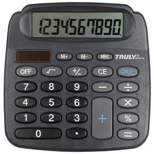 Calculadora de Mesa 10 Dígitos 808A-10 - Truly