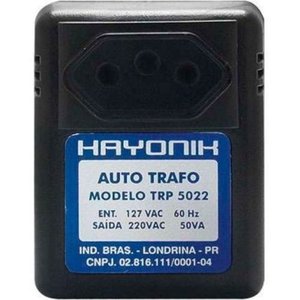 Auto Transformador Parede 127/220VAC 50VA TRP 5022 Preto HAYONIK