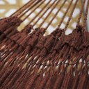 Ver imagem 3 de Rede de Dormir Jeans Mesclado Laranja com Preto