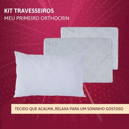 Kit 3 Travesseiros Infantis Bebê Meu Primeiro Orthocrin - 5