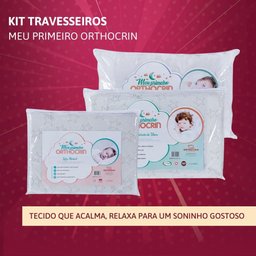 Kit 3 Travesseiros Infantis Bebê Meu Primeiro Orthocrin - 6