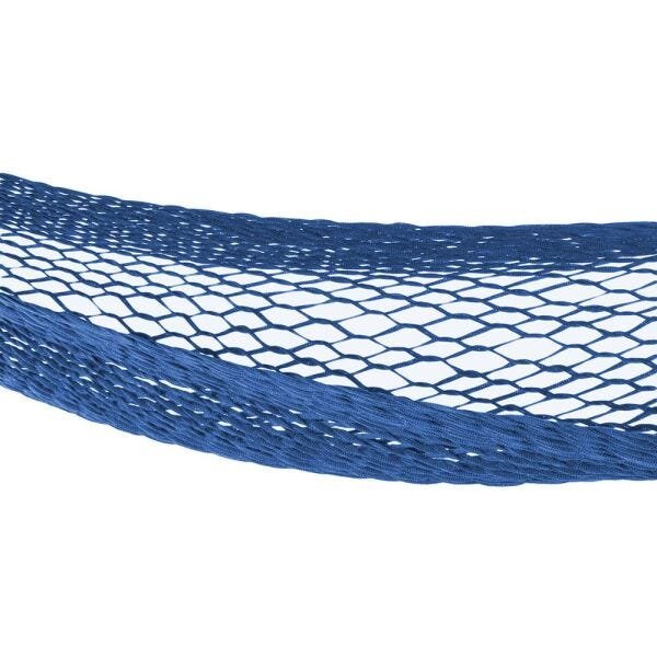 Rede de Dormir e Descanso Camping Nylon Impermeável Azul Anil - 2