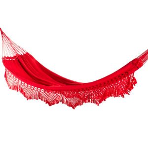 Rede de Dormir Casal Clone Vermelho