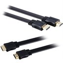 Ver imagem 2 de Cabo Hdmi X Hdmi Flat 1.4 3d 4k 5 Mt 3dc-203 Pt Fortrek 50429
