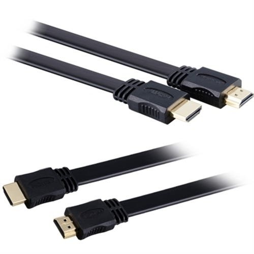 Cabo HDMI X HDMI FLAT 1.4 3D 4K 5 MT 3DC-203 PT Fortrek 50429 - 2