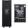 Caixa Som Amplificada Bluetooth 1000W Rms 2 Sub Led Usb Bivolt Aca 1005 Titan + 2 Microfones KPM11 - 5