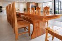 Ver imagem 1 de Conjunto Mesa Rústica Angelim Tampo (300cm X 85cm X 6cm) com 10 Cadeiras Rústicas de Madeira Maciça