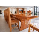 Ver imagem 1 de Conjunto Mesa Rústica Angelim Tampo (300cm X 85cm X 6cm) com 10 Cadeiras Rústicas de Madeira Maciça