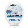 Kit Lâmpada Philips Crystal Vision H3 55w 12v + Par de Pingos - Efeito Xenon - 1