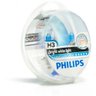 Kit Lâmpada Philips Crystal Vision H3 55w 12v + Par de Pingos - Efeito Xenon - 2