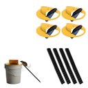 Ver imagem 1 de Ratoeira Kit 4 Uni Pega Rato Forte Reutilizavel Controle Pragas Roedor Camundongo Ratazana Quintal J