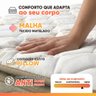 Cama Box Casal King Colchão Molas Guarda Costas Max com Pillow 193x203x78cm Suede Bege/branco - 6