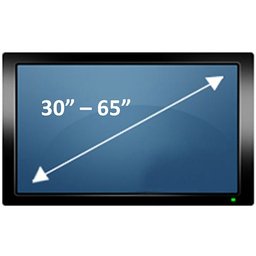 Suporte Parede para TV LCD/Plasma 30" a 50" Sbrp 300 - Preto - Brasforma - 3