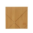 Ver imagem 2 de Saleiro Quadrado Bambu C/tampa 13cm X 13cm X 7cm