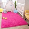 Tapete Sala Felpudo Peludo 200 X 240 Cm Rosa - 1
